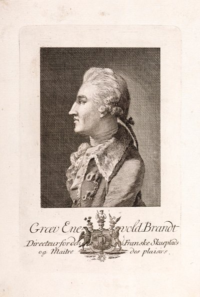 Portrait of Count Enevold Brandt by Unbekannt
