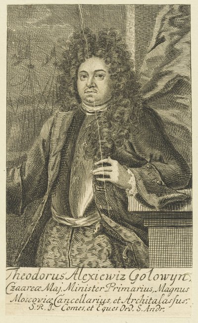 Portrait of Count Feodor Alekseyevich Golovin, 1706 by Unbekannt