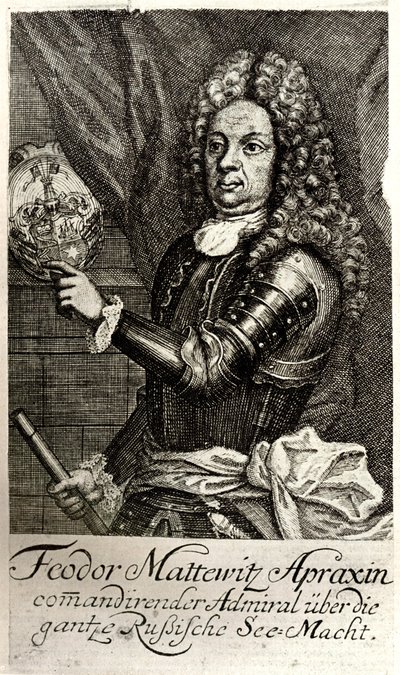 Portrait of Count Fyodor Matveyevich Apraksin by Unbekannt