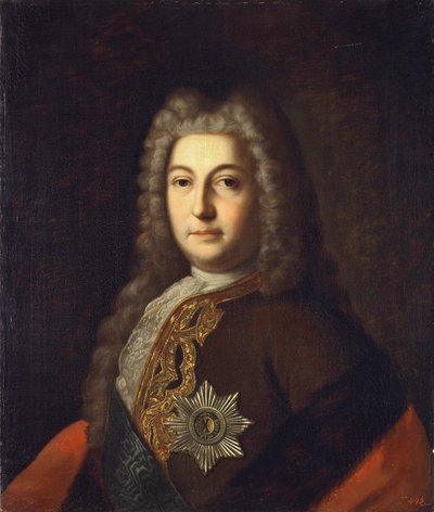Portrait of Count Heinrich Johann Friedrich Andrei Ostermann 1687-1747, Late 18th Century by Unbekannt