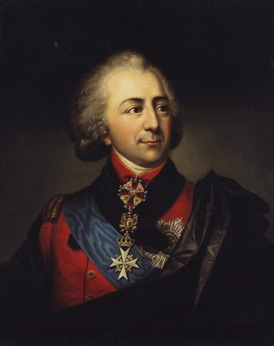 Portrait of Count Ivan Pavlovich Kutaysov, Late 18th century by Unbekannt