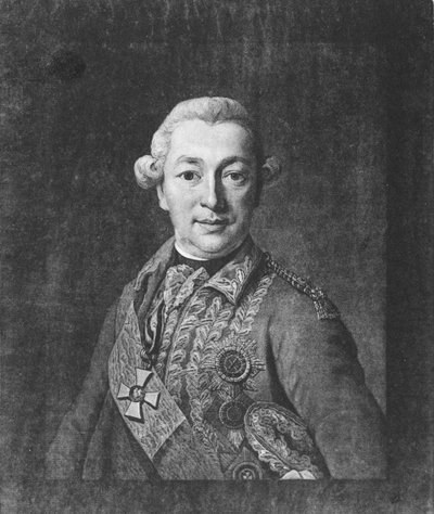 Portrait of Count Ivan Petrovich Saltykov by Unbekannt