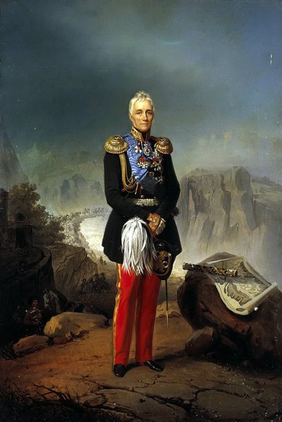 Portrait of Count Mikhail Vorontsov, Second Half of the 18th Century by Unbekannt