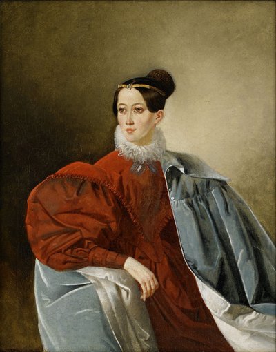 Portrait of Countess Yelizaveta Ivanovna Kropotkina by Unbekannt