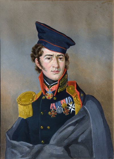Portrait of Dmitri Alexeevich Stolypin, Early 19th Century by Unbekannt