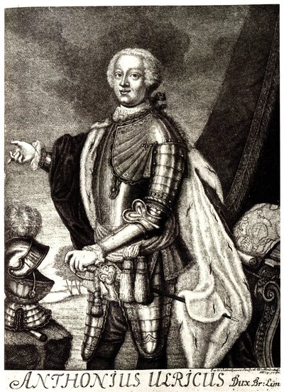 Portrait of Duke Anthony Ulrich of Brunswick by Unbekannt