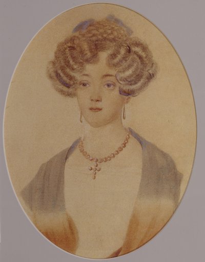 Portrait of Ekaterina Nikolayevna Goncharova 1809-1843, End of 1820s-Early 1830s by Unbekannt