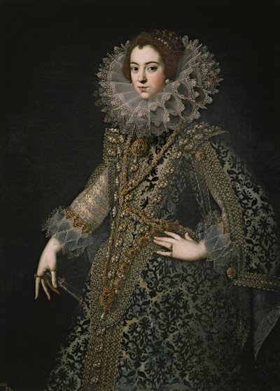 Portrait of Elisabeth of France 1602-1644, Queen consort of Spain, c. 1620 by Unbekannt