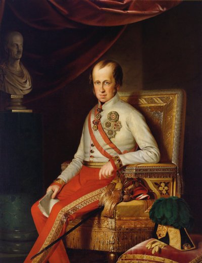 Portrait of Emperor Ferdinand I of Austria, c. 1840 by Unbekannt