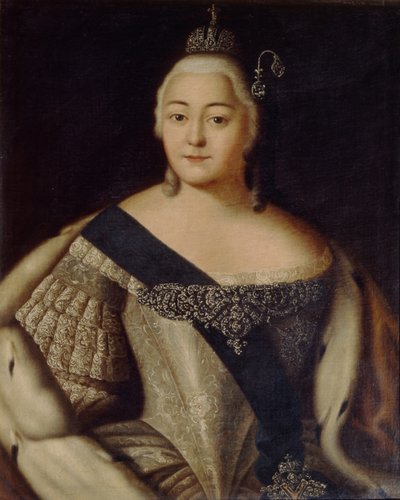 Portrait of Empress Elisabeth 1709-1762, Second Half of the 18th Century by Unbekannt