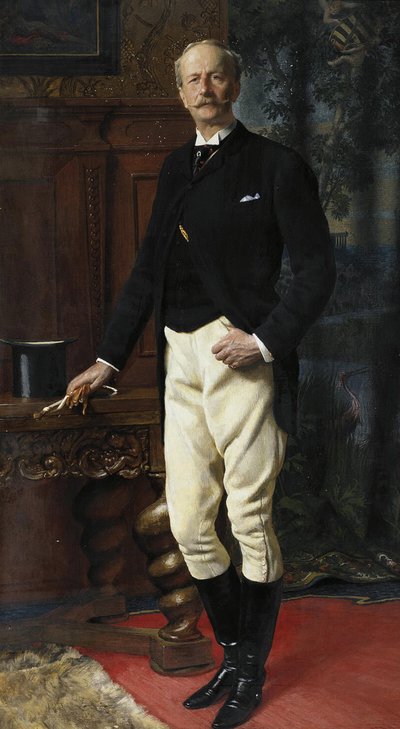 Portrait of Ernst I, Duke of Saxe-Altenburg by Unbekannt