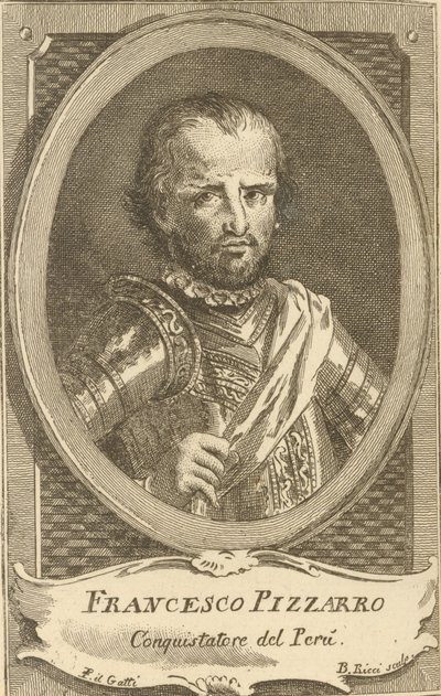 Portrait of Francisco Pizarro by Unbekannt