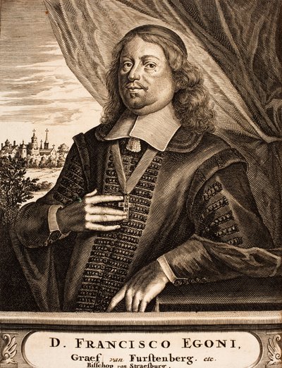 Portrait of Franz Egon von Fürstenberg-Heiligenberg, Prince-Bishop of Strassburg by Unbekannt