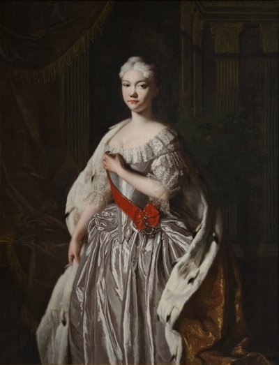 Portrait of Grand Duchess Natalya Alexeyevna of Russia by Unbekannt