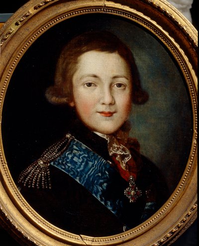 Portrait of Grand Duke Alexander Pavlovich of Russia by Unbekannt