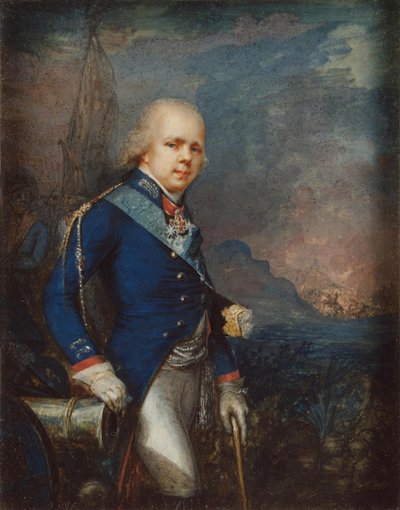 Portrait of Grand Duke Constantine Pavlovich of Russia before the Battle of Novi by Unbekannt