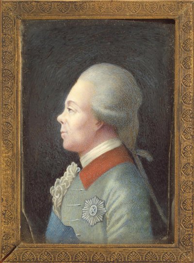 Portrait of Grand Duke Pavel Petrovich by Unbekannt