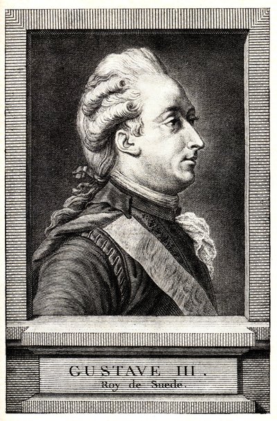 Portrait of Gustav III of Sweden by Unbekannt