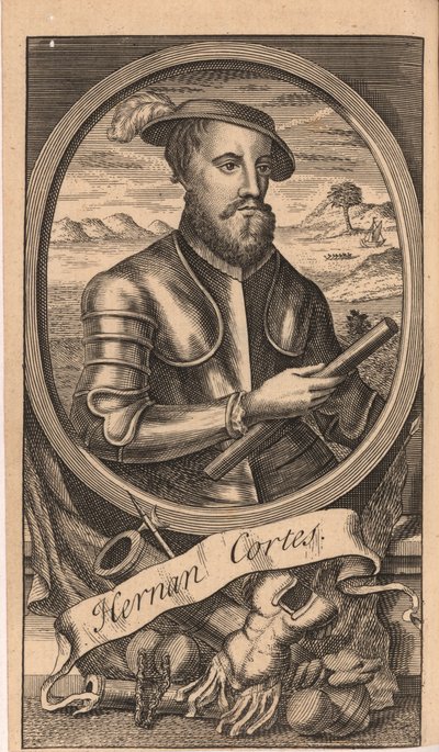 Portrait of Hernán Cortés by Unbekannt
