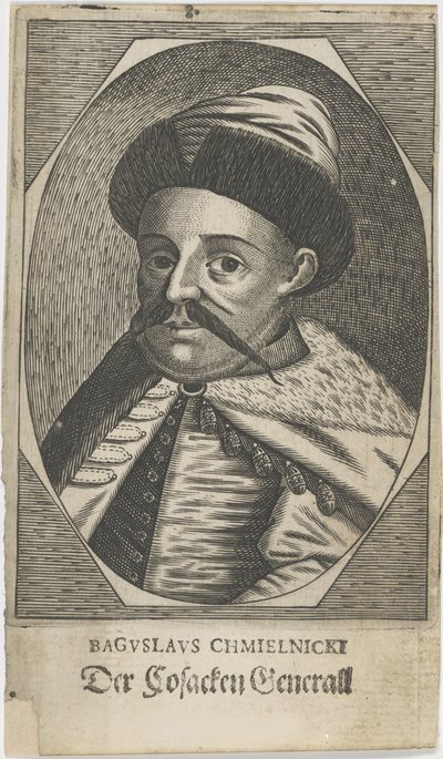 Portrait of Hetman Bohdan Khmelnytsky, after 1650 by Unbekannt