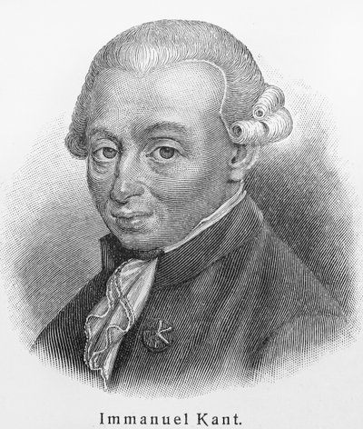 Portrait of Immanuel Kant by Unbekannt