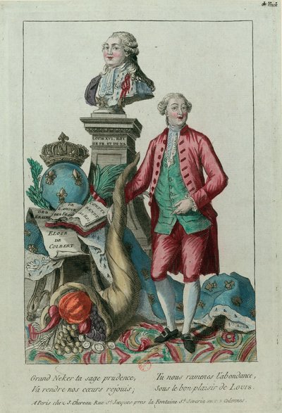 Portrait of Jacques Necker by Unbekannt