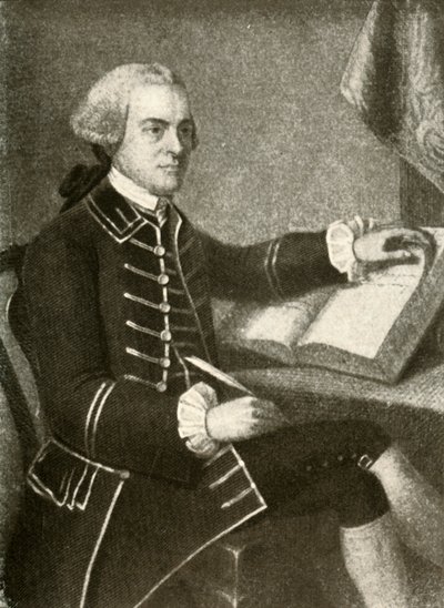 Portrait of John Hancock, in Coat with Double Pocket-Flaps, c1780, 1937 by Unbekannt