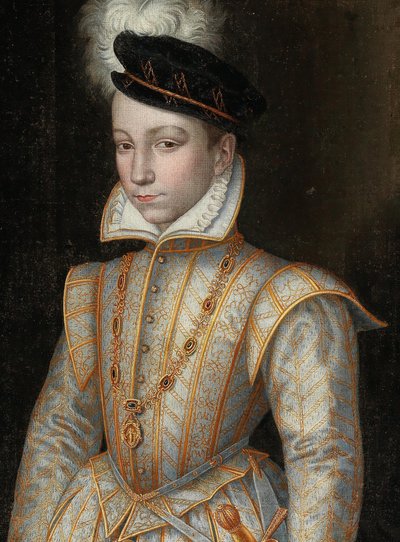 Portrait of King Charles IX of France by Unbekannt