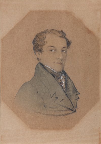 Portrait of Kondraty Fyodorovich Ryleyev by Unbekannt