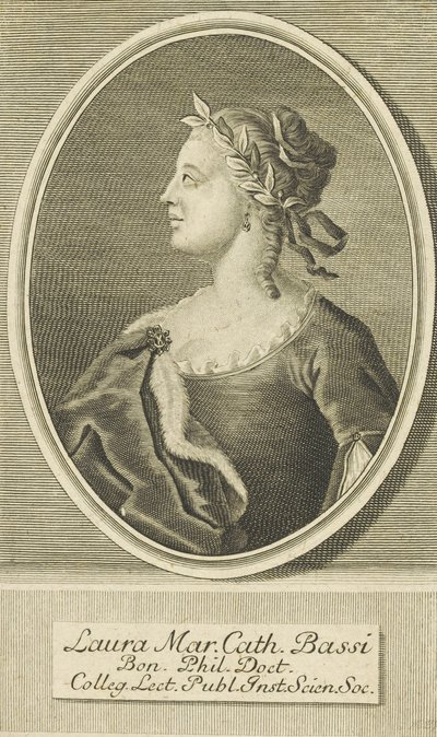 Portrait of Laura Bassi by Unbekannt