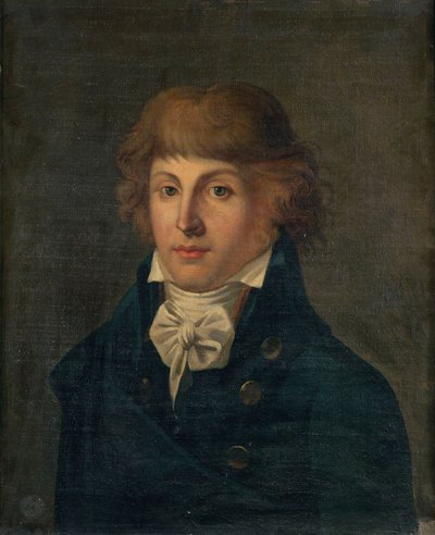 Portrait of Louis Antoine de Saint-Just by Unbekannt