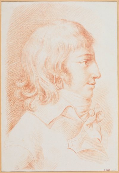 Portrait of Louis Antoine de Saint-Just by Unbekannt