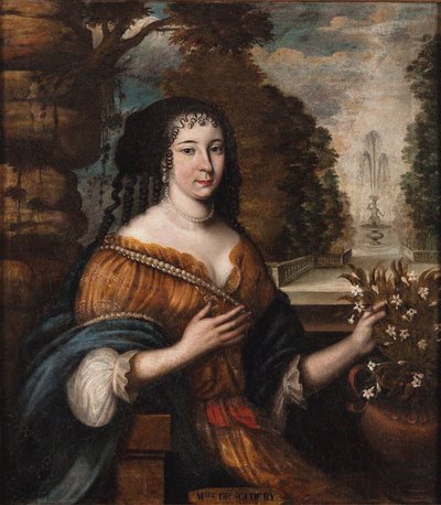 Portrait of Madeleine de Scudéry by Unbekannt