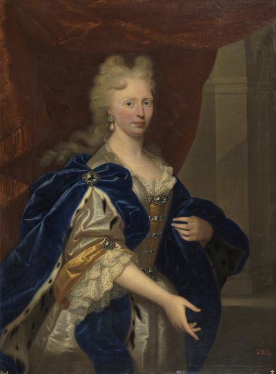 Portrait of Maria Josepha of Austria by Unbekannt