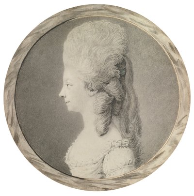Portrait of Marie Louise of Savoy, Princess of Lamballe by Unbekannt