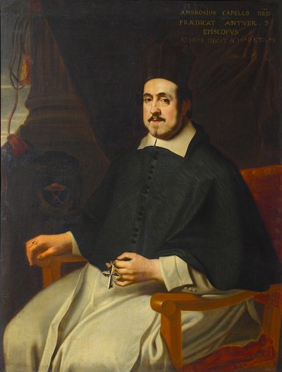 Portrait of Marius Ambrosius Capello, Bishop of Antwerp by Unbekannt