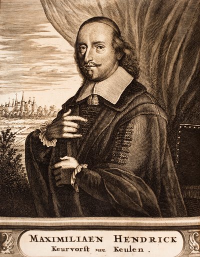 Portrait of Maximilian Henry of Bavaria 1621-1688, Archbishop of Cologne by Unbekannt