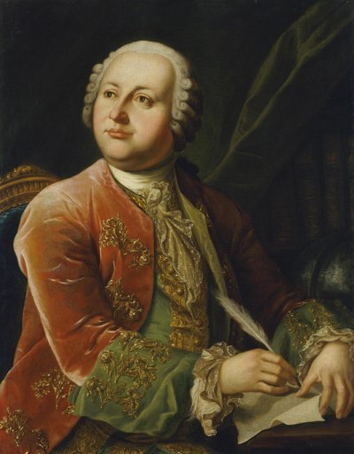 Portrait of Mikhail V. Lomonosov by Unbekannt