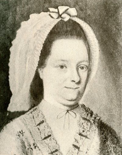 Portrait of Mrs. Nathaniel Appleton, Jr., Showing a Peculiar Cap by Unbekannt