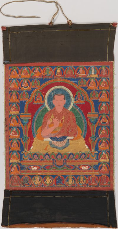 Portrait of Munchen Sangye Rinchen, the Eighth Abbot of Ngor Monastery by Unbekannt
