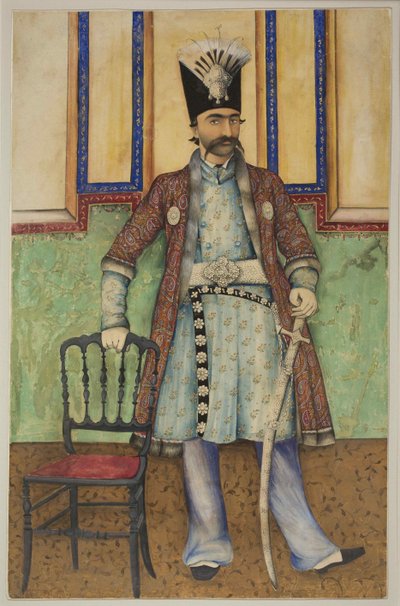 Portrait of Nasser al-Din Shah Qajar, Shahanshah of Persia by Unbekannt