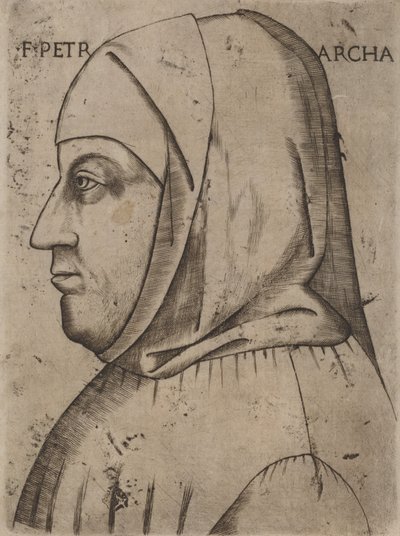 Portrait of Petrarch by Unbekannt
