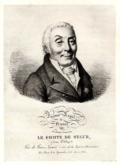 Portrait of Philippe Henri, Marquis de Ségur by Unbekannt