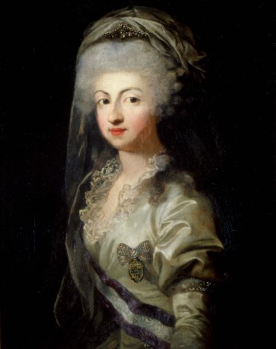 Portrait of Princess Carolina Maria Teresa Giuseppa of Parma 1770-1804, Late 18th century by Unbekannt