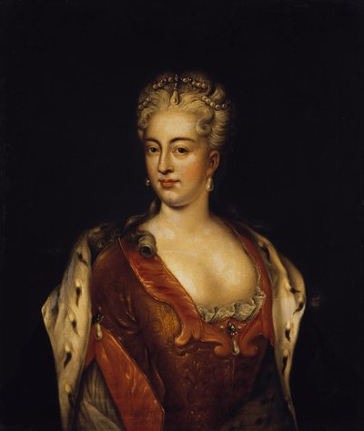 Portrait of Princess Charlotte Christine of Brunswick-Wolfenbüttel, wife of Tsarevich Alexei of Russia by Unbekannt
