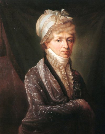 Portrait of Princess Natalya Petrovna Galitzine 1741-1837 by Unbekannt