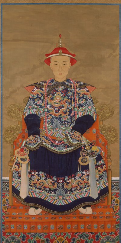 Portrait of Qianlong Emperor as a Young Man by Unbekannt