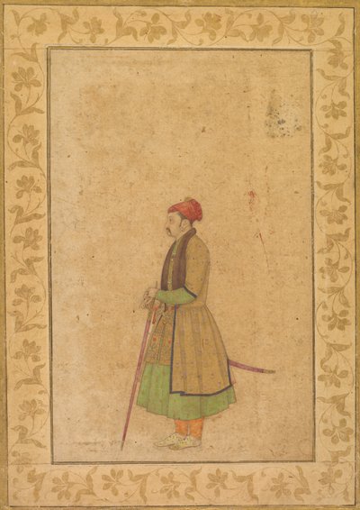 Portrait of Raja Ram Singh of Amber with a Deccan Sword by Unbekannt