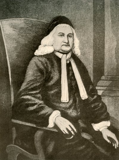 Portrait of Samuel Sewall, in Periwig and Long Coat by Unbekannt