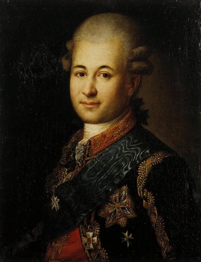 Portrait of Semyon Zorich 1745-1799, Catherine the Great